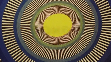 A Hypnotic Mesmerizing GIF Spinning Around In A Fibonacci Spiral Pattern With