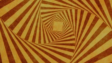 A Image Of An Optical Illusion With Brown And Yellow Lines Moving In A Clockwise