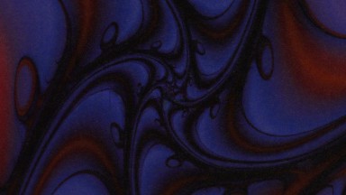 Blue Red Black Darkly Shadowed Spiral Design Spinning Clockwise Slowly