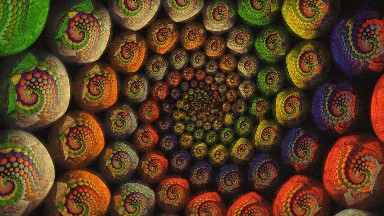 Spiraling Fibonacci That Are Colorful Depicting The Eternal Truth About Life