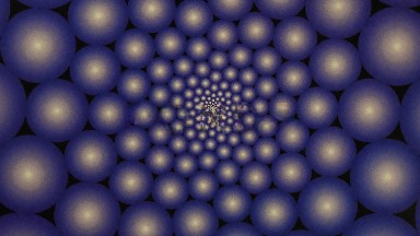 Within A Purple Vortex There Is A Counterclockwise Revolving Whirl Of Glowing