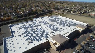 Hidden Lake Colorado (2016): Industrial Complex Near A Town With Lot Of Solar