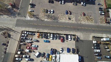 HIDDEN LAKE COLORADO-2016: A Birds Eye View Of A Car Scrap Yard
