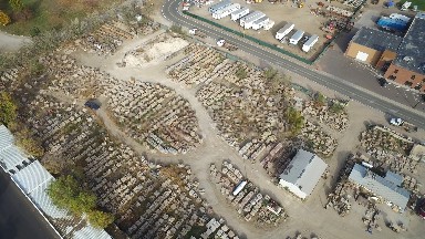 HIDDEN LAKE COLORADO-2016: Birds Eye View Of The Scrap Yard