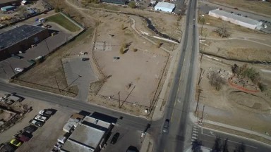 WESTMINSTER COLORADO-2016: Drone Shot Of Industrial Lot