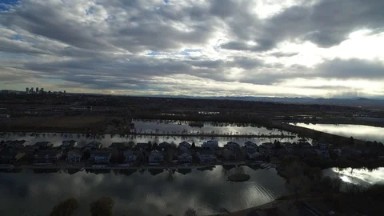 WESTMINSTER COLORADO-2016: Afternoon Aerial View of a Beautiful Peaceful Village