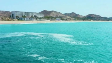 MARQUIS LOS CABOS MEXICO-2021: Black Screen With Play Button That Does Nothing