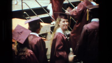 1983: A Group Of People Standing Together In A Religious Ceremony