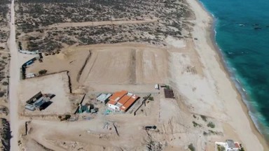 LA FORTUNA EAST CAPE BCS MEXICO-2023: An Aerial View Of A Construction Site Next