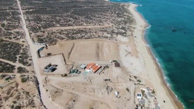 LA FORTUNA EAST CAPE BCS MEXICO-2023: An Aerial View Of A Beach And Ocean