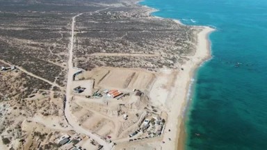 LA FORTUNA EAST CAPE BCS MEXICO-2023: An Aerial View Of A Beach And A Body Of Water