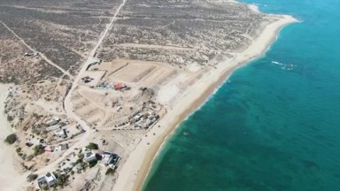 LA FORTUNA EAST CAPE BCS MEXICO-2023: An Aerial View Of A Beach And The Ocean