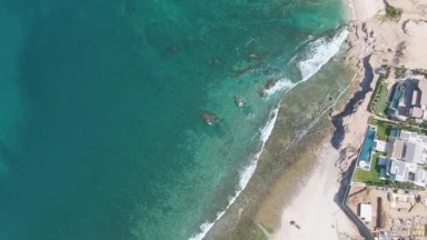 EL TULE BEACH LOS CABOS BCS MEXICO-2023: Aerial View of Beach and Ocean