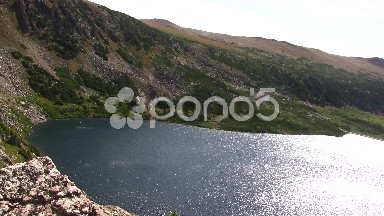 Alpine Glacier Lake Overlook