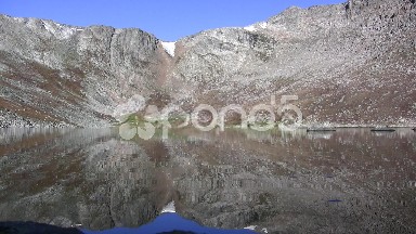 Epic Alpine Glacier Lake Reflection