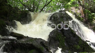 Overflowing Waterfall Splash Cam