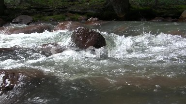 Big Stone Creates Whirl