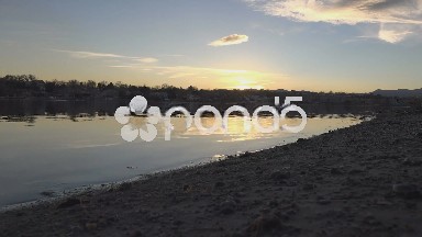 (Seamless Loop) Early Spring Lazy Lake