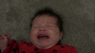 Newborn Baby Boy Crying