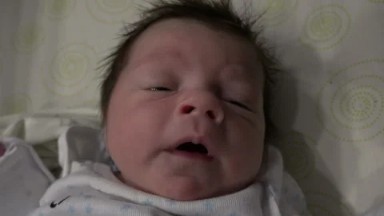 Newborn Baby Sneezing