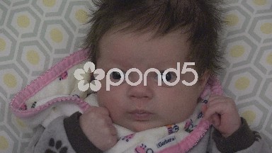 Newborn Baby With Big Eyes
