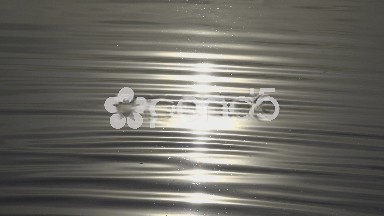 Sun Reflection From Lake Ripples