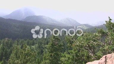 (timelapse) Mountain Shadow Clouds Over Land