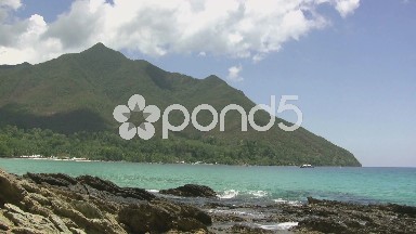 (timelapse) Tropical Paradise Mountain Sea In Philippines