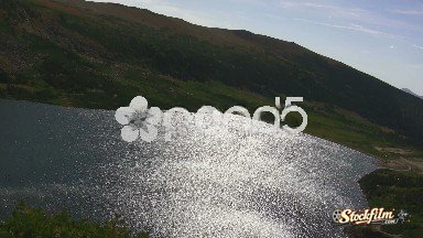 (timelapse) Alpine Lake Windy Reflections