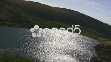 (timelapse) Alpine Lake Windy Reflections