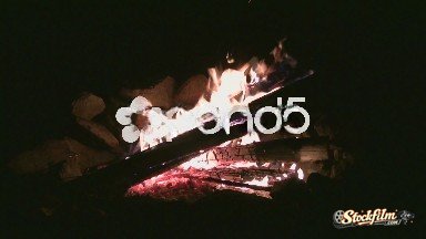 (timelapse) Campfire Burning Fast