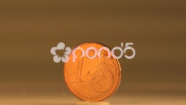 BRUSSELS BELGIUM-2002: Copper 1 Cent Euro