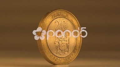 KINGSTON, JAMAICA-2000: Commemorative 20 Dollar Coin