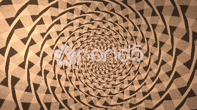 Spiral with Triangle Background