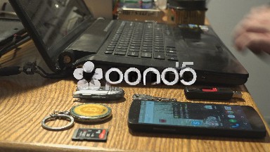 Close-up View of Hacker Opening Laptop