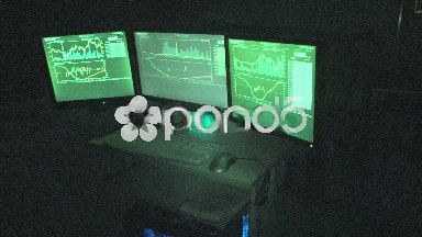 3 Computer Screens Owned By Hacker