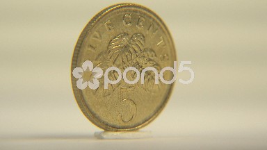 Singaporean 5 Cent Coin