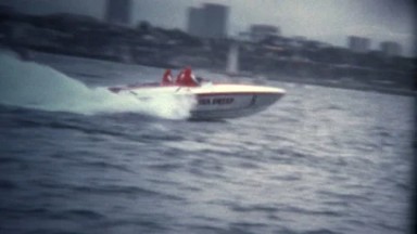 (Super 8 Vintage) Speed Boat Racing Competition