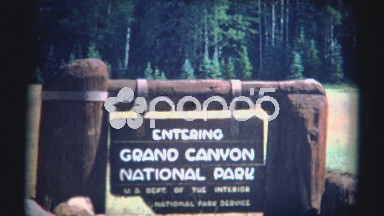 (Super 8 Film) Grand Canyon Park 1966