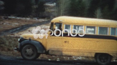 (8mm Film) Short Bus and Truck 1963