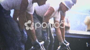 (8mm Film) Dam Concrete Workers 1954