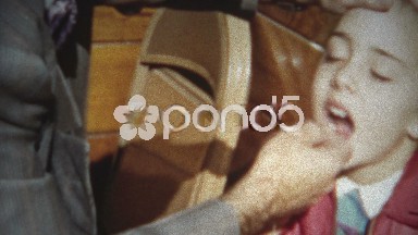 (8mm Film) Girl Getting Tooth Pulled at Home 1955