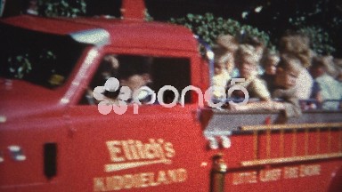 (8mm Film) Elitch Gardens Rides 1954