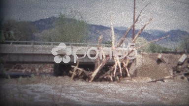 (8mm Film) Boulder Colorado Flood 1968