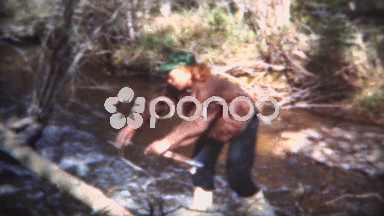 (8mm Film) 1951 Girls With Fishing Catch