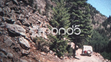 Crystal City, Colorado-1966: 8mm Vintage Jeep Single Trail Mountains
