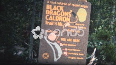 (8mm Vintage) 1967 Black Cauldron Geyser in Yellowstone Park
