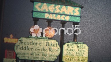 (8mm Vintage) 1966 Caesars Hotel Casino Las Vegas, USA