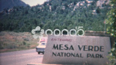 (8mm Vintage) 1966 Mesa Verde Pueblo Colorado, USA