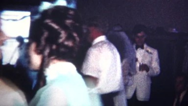 (8mm Vintage) 1967 Old People Spin Dancing At Wedding